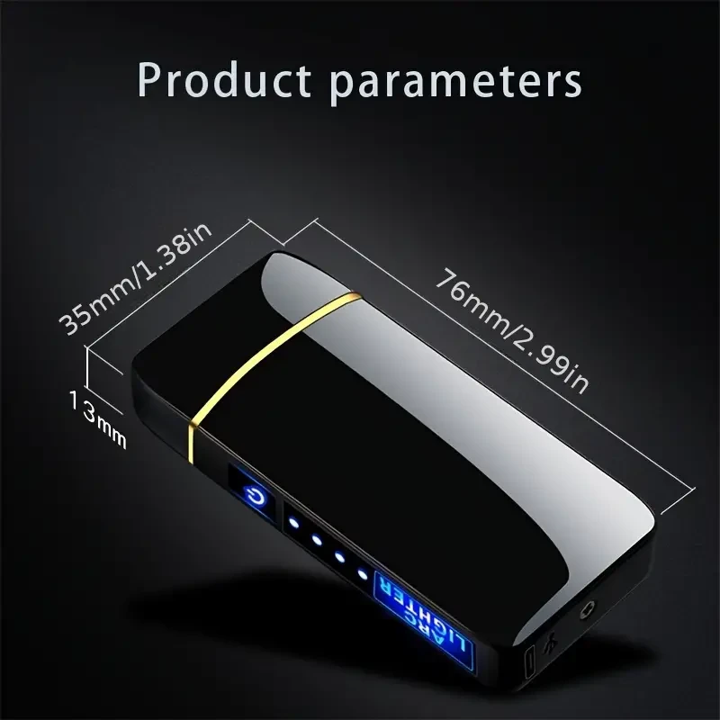 Outdoor Smart Windproof USB Charging Lighter - Rechargeable and Reusable