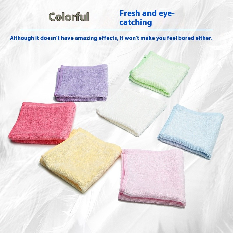 Bamboo Fiber Face Towel Infant Bath Towel