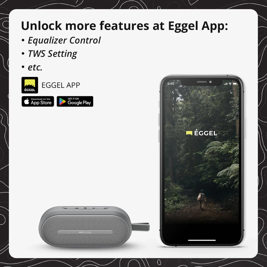Eggel Active 3 Pro Waterproof Bluetooth Speaker