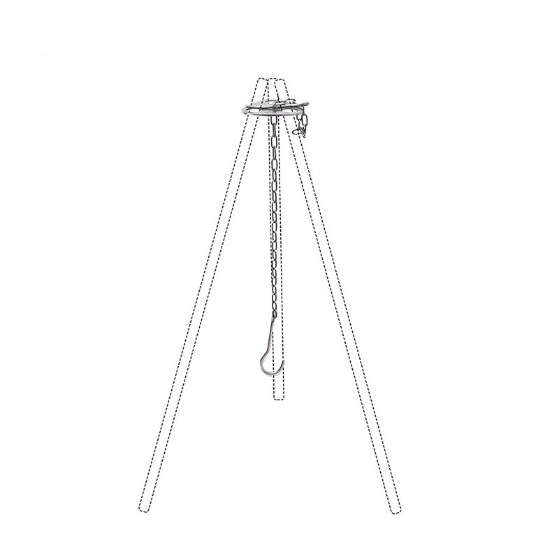 Convenient Triangle Hanging Pot Support For Outdoor Camping