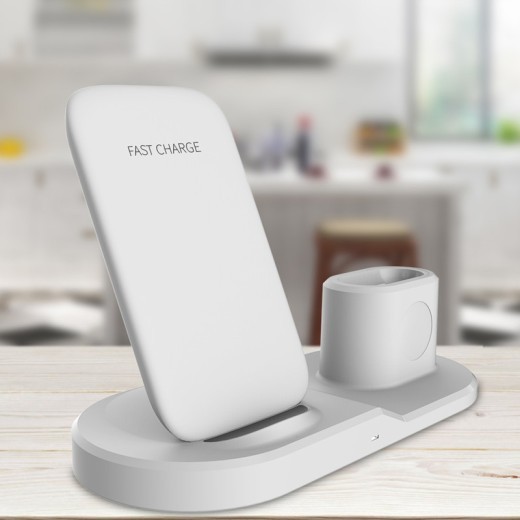 Three-in-one wireless charger