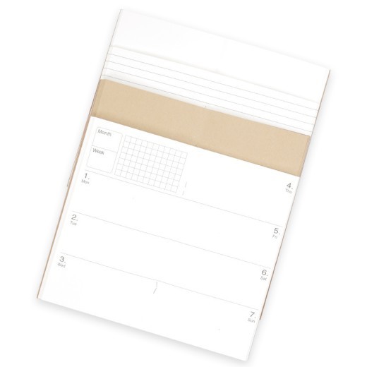 Traveler's diary book core