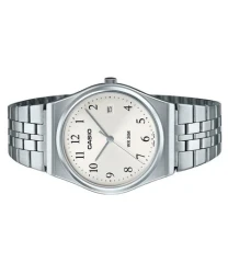 Casio Standard Analog Stainless Steel White Dial Quartz MTP-B145D-7B Mens Watch