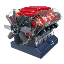 Junior High School Students Physics Experiment Engine V8 Engine Model