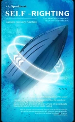 Wireless Electric Speedboat Children's Toy Model