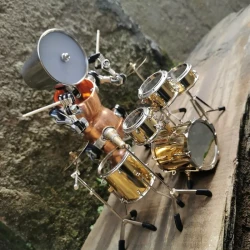 Industrial Style Metal Punk Robot Home Tabletop Decoration
