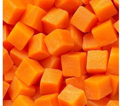PREP CARROT DICED 10MM(PER KG) - [PRODUCE]