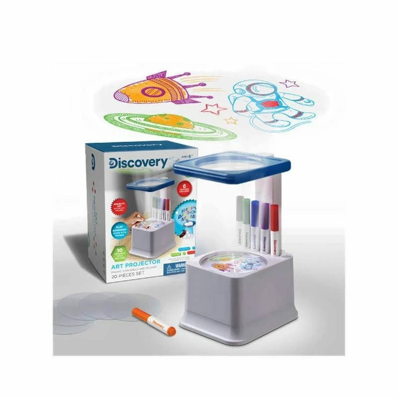 Discovery Toy Sketcher Projector With 6 Color Markers