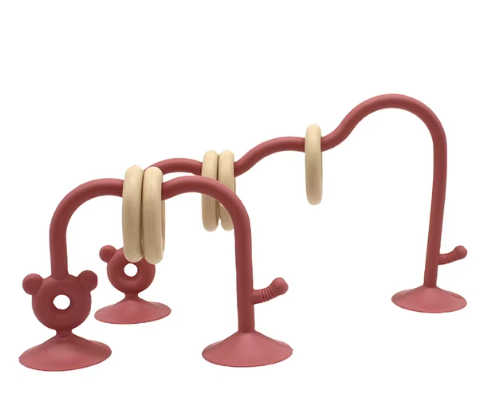 1pcs Silicone children's silicone tabletop toys, bead wrapped baby early education puzzle game toys