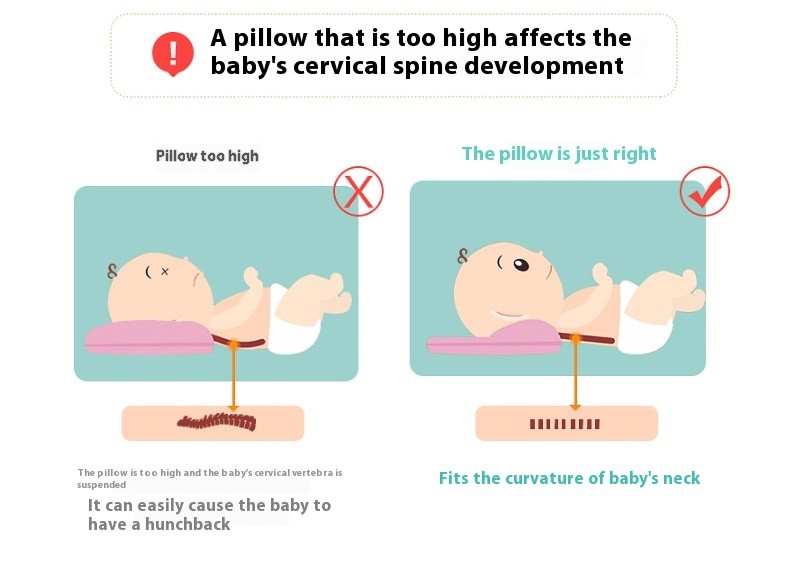 Baby Pillow Detachable Removable Washable Baby Pillowv