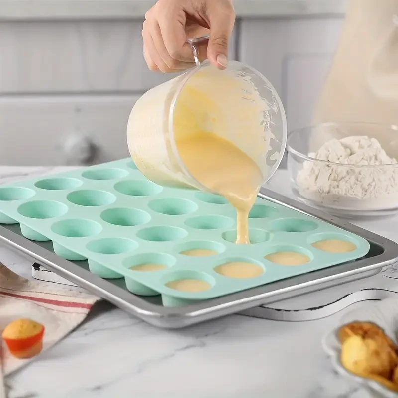 Mini Muffin Pan with 24 Nonstick Cavities