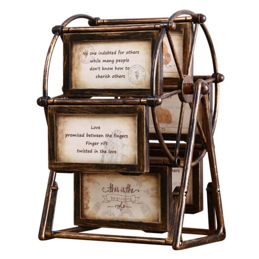 Combined plastic children's photo frame