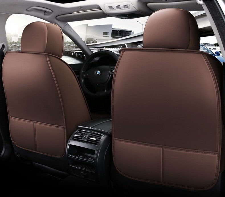 Car Seat Cover Faux Leather Cushion 5 Seater Full Set Front Rear Premium Quality