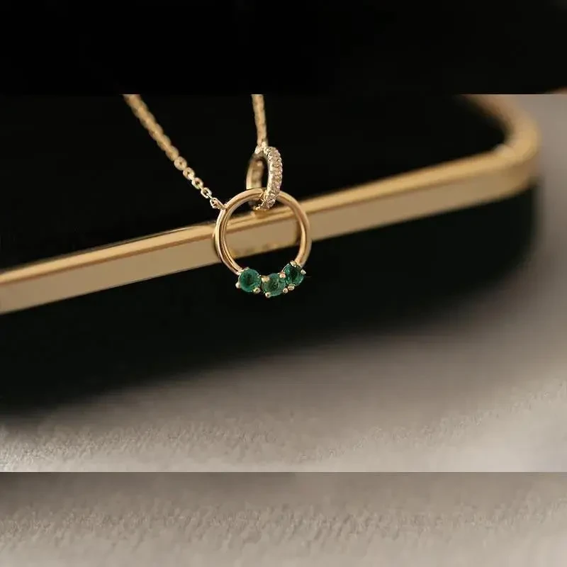 Jade Clavicle Creative Micro Luxury Pendant Fashionable All-match Necklace