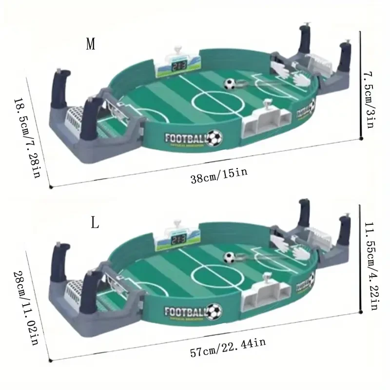 2-Player Tabletop Football Game with 4 Balls - Ideal for Party Fun & Brain Boosting, Great Christmas Gift Idea