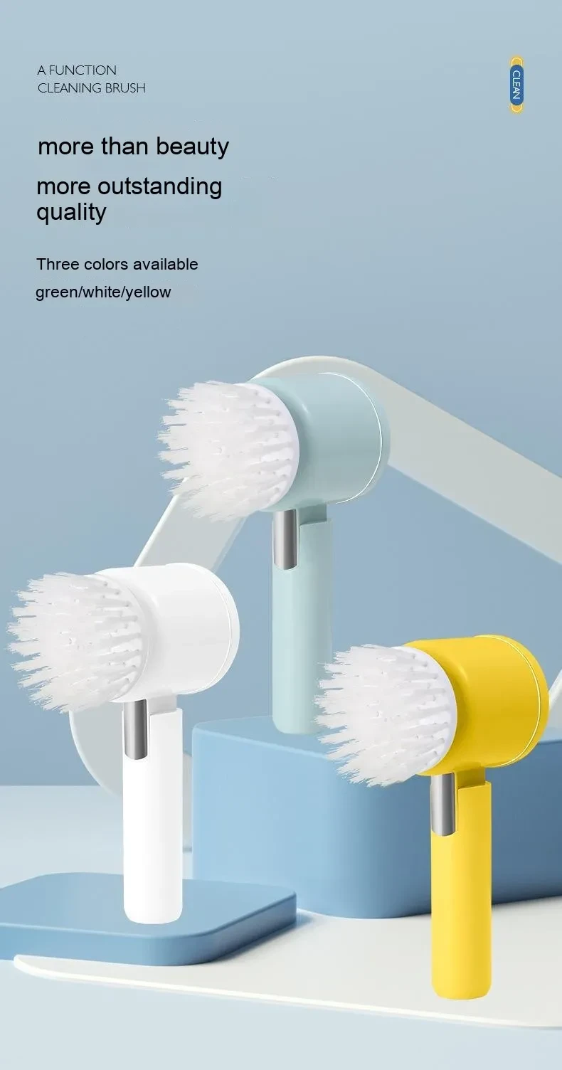 Multifunctional Electric Handheld Floor Cleaning Brush