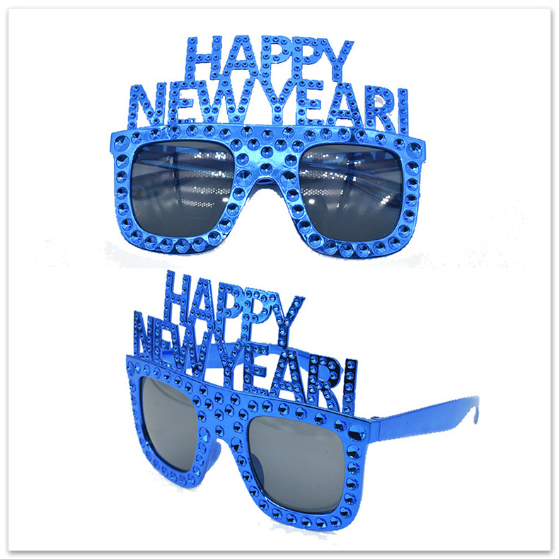 HAPPY NEW YEAR Funny Glasses NEW YEAR Party Glasses