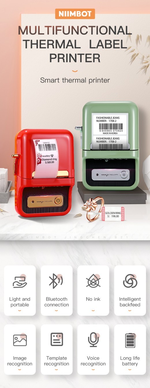 B21 Food Pricing Machine Packaging Date Coding Machine