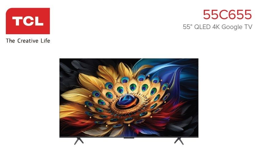 TCL QLED 4K Google TV - 55C655
