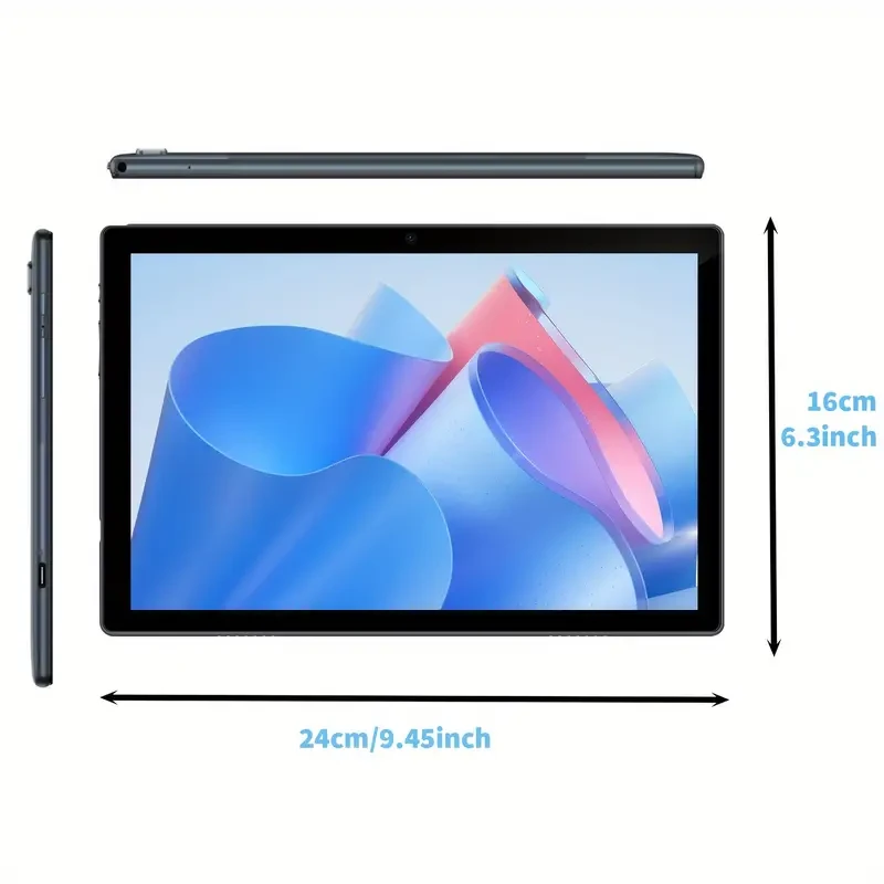 1pc Relndoo 25.65cm 2-in-1 Android Tablet PC with Keyboard, Case, Mouse, Stylus - 4+4GB RAM, 64GB ROM, WiFi, Dual Camera, LED Display, USB Type-C Charging, Mali-G52 GPU, Android 13, 2.4GHz RF, 1280x800 Resolution, Rockchip Processor, Rechargeable Battery