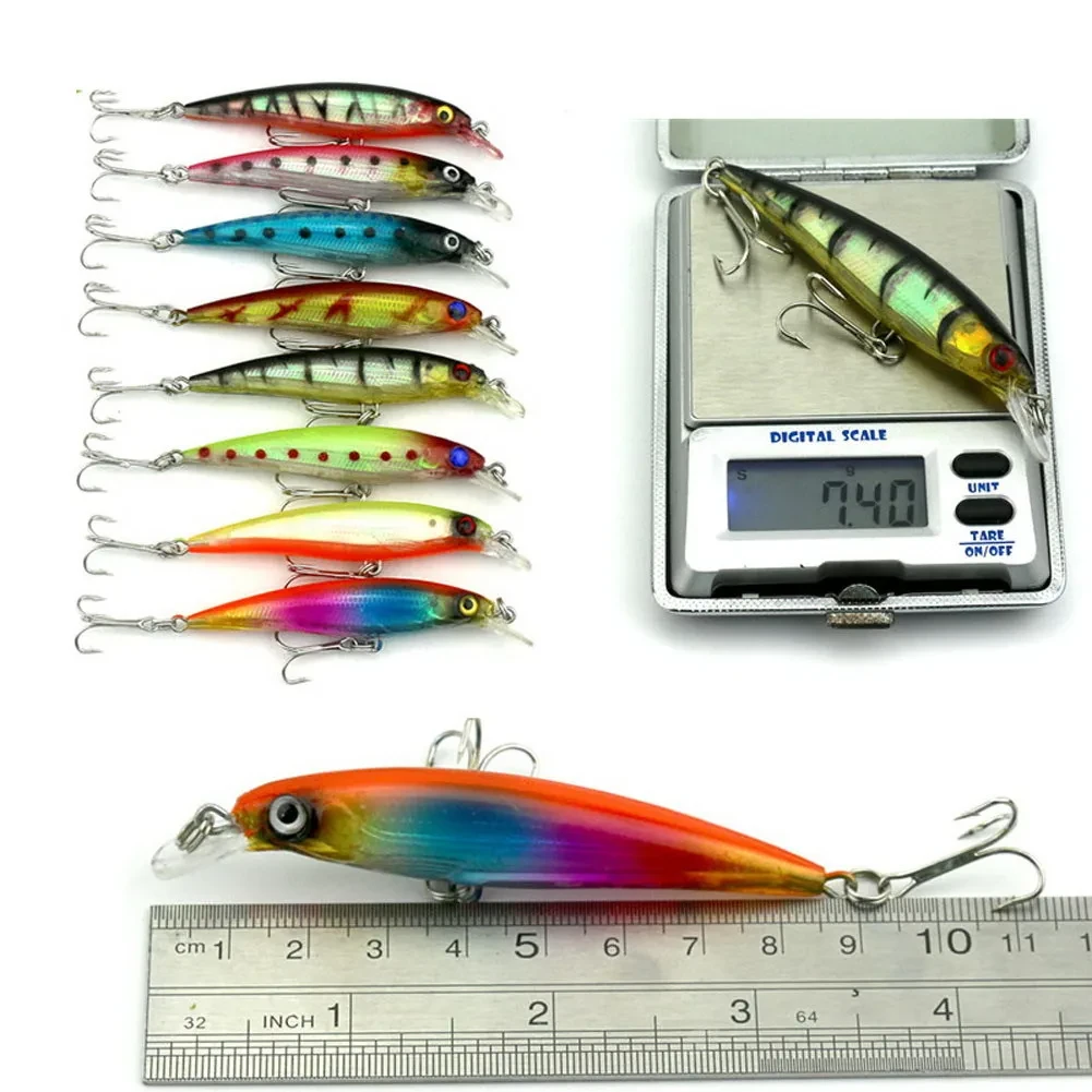 43 Pcs Mixed Size Colors Fly Fishing Lure Set Wobbler