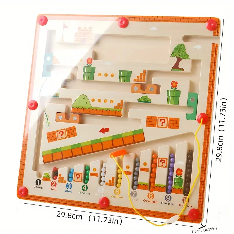 Magnetic Mushroom House Puzzle