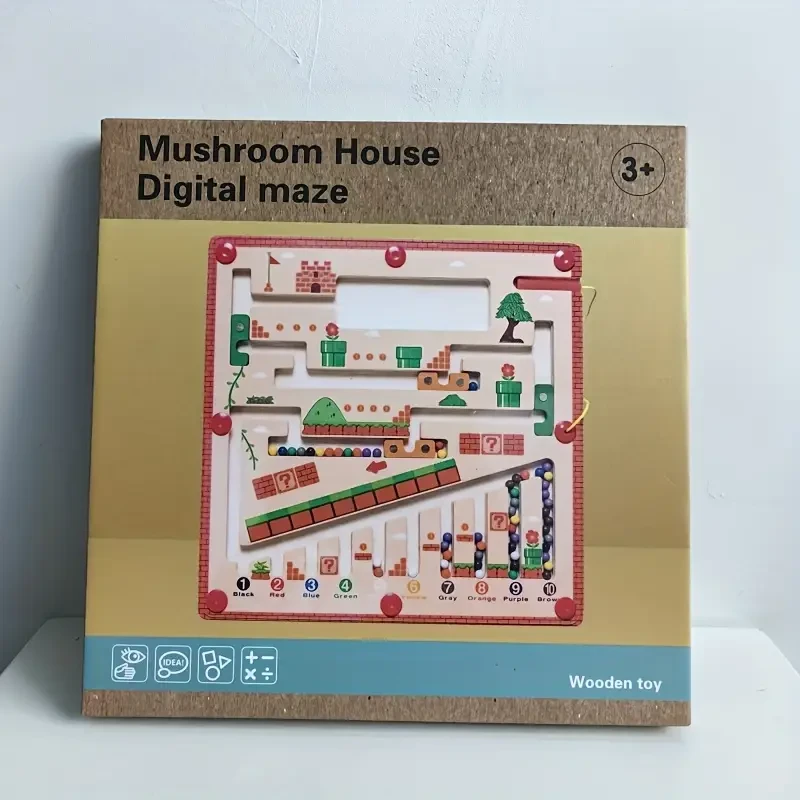 Magnetic Mushroom House Puzzle