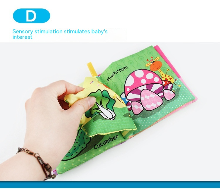 Baby Cloth Book Teaching Aids Development Early Childhood Education Toys