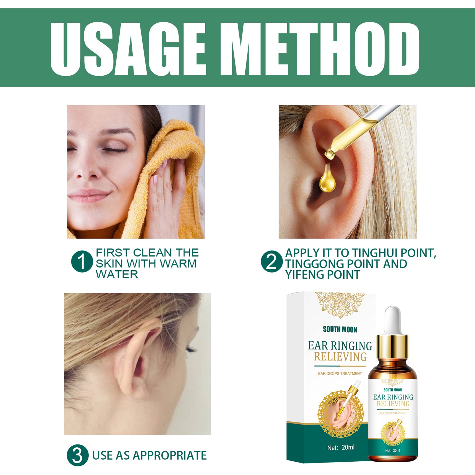 20ml Ear Ringing Relief Ear Drops