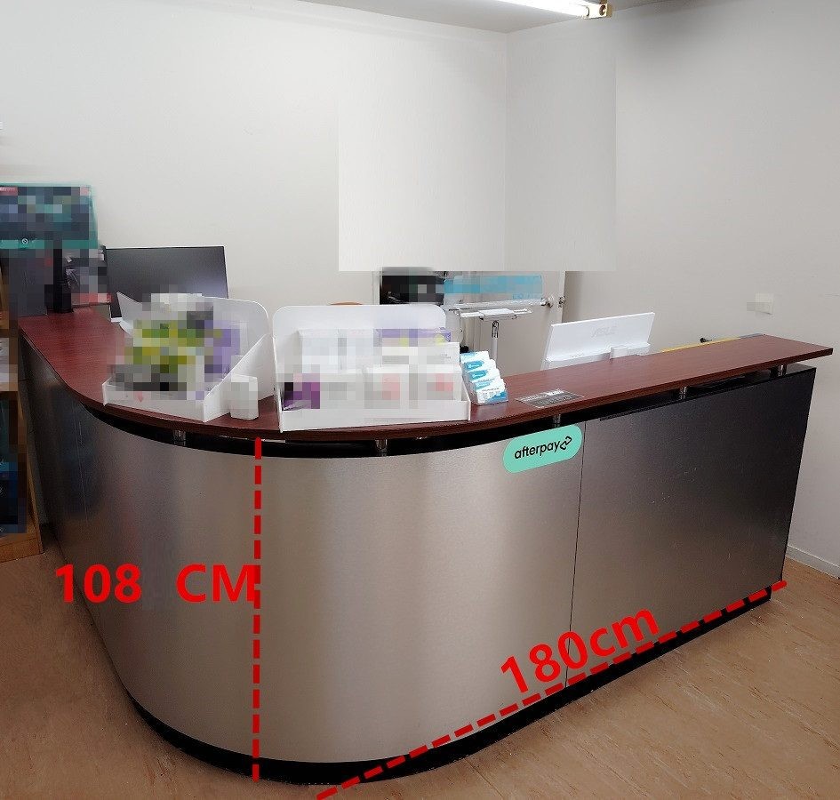 Corner Reception Desk 1.8x1.8m