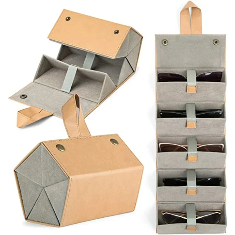 Pixiqa™ 5 Slot Travel Sunglasses Storage box