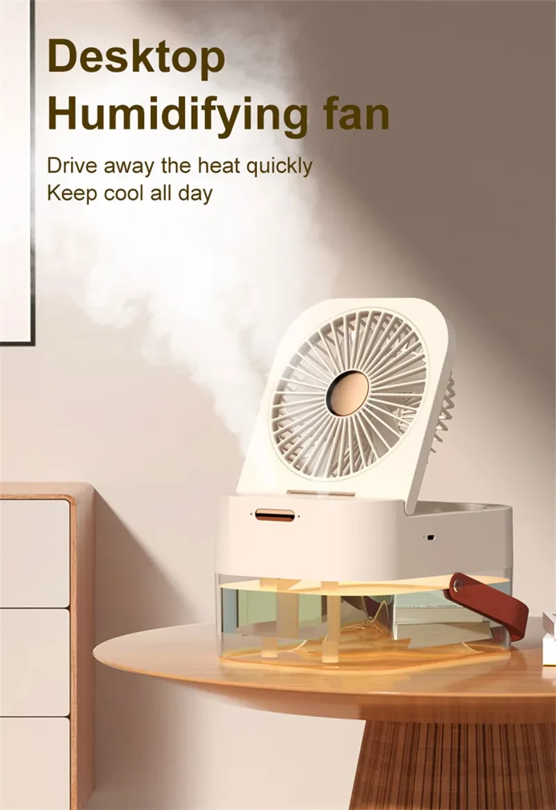 Humidifier Spray Fan Portable Fan
