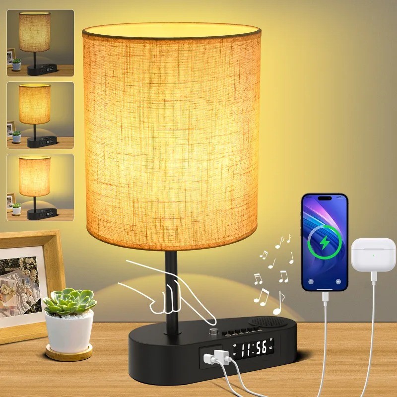 Multifunctional Bluetooth Playing Alarm Clock Lamp