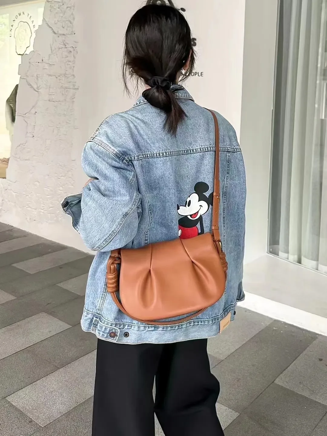 Soft Leather Cross Body Small Bag