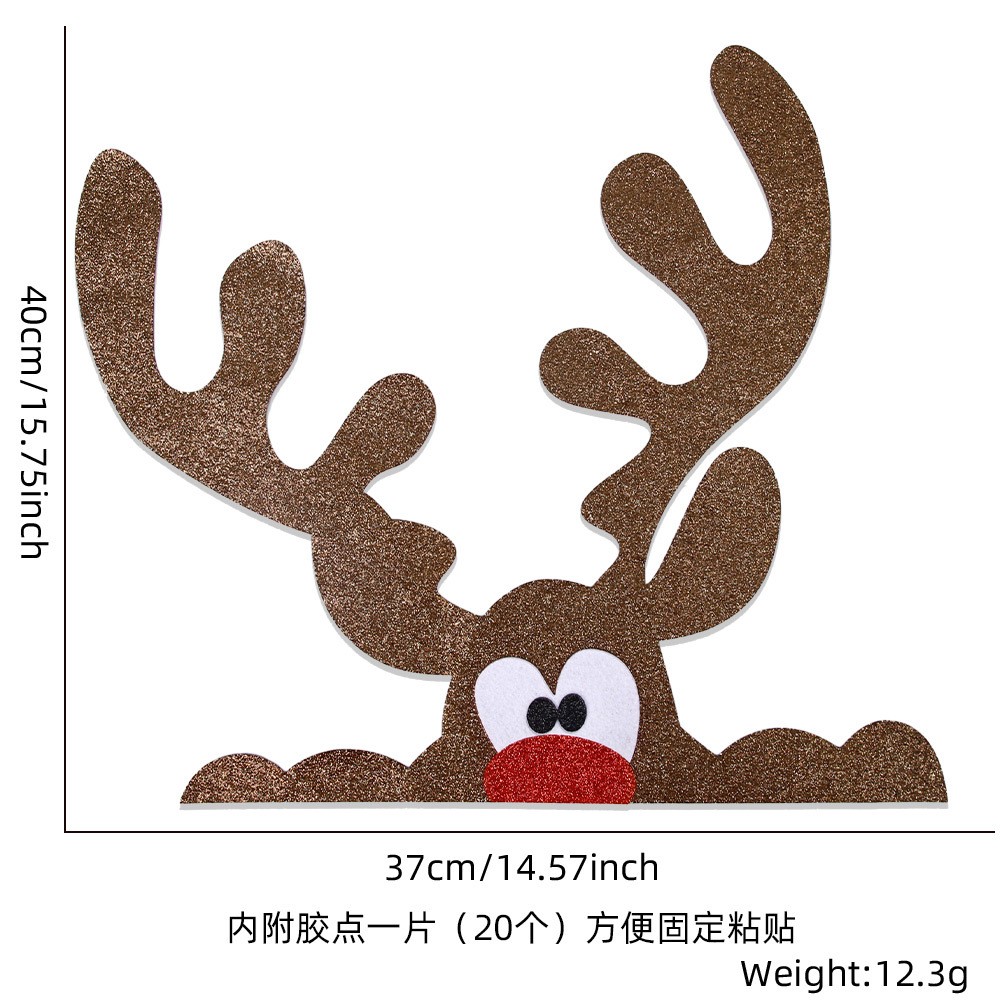 Christmas Decoration Christmas Door Window Stickers