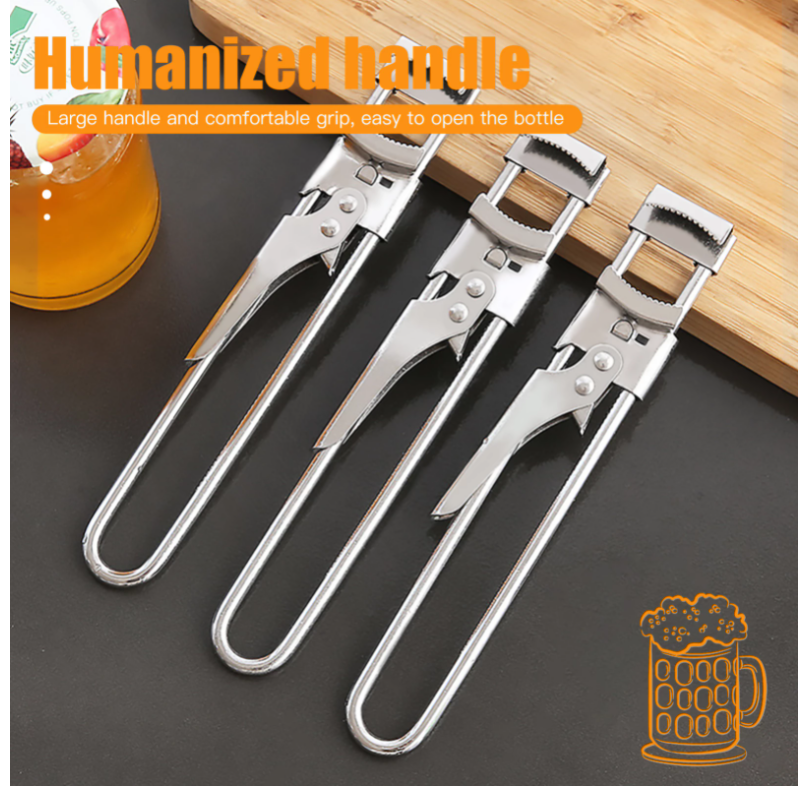 New Stainless Steel Labor-saving Capping Device Household Laoganma Quick Bottle Opener Non-slip Cap Opener Capping Device