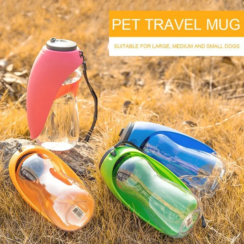 Dogs Feeding Water Dispenser Accompanying Cup