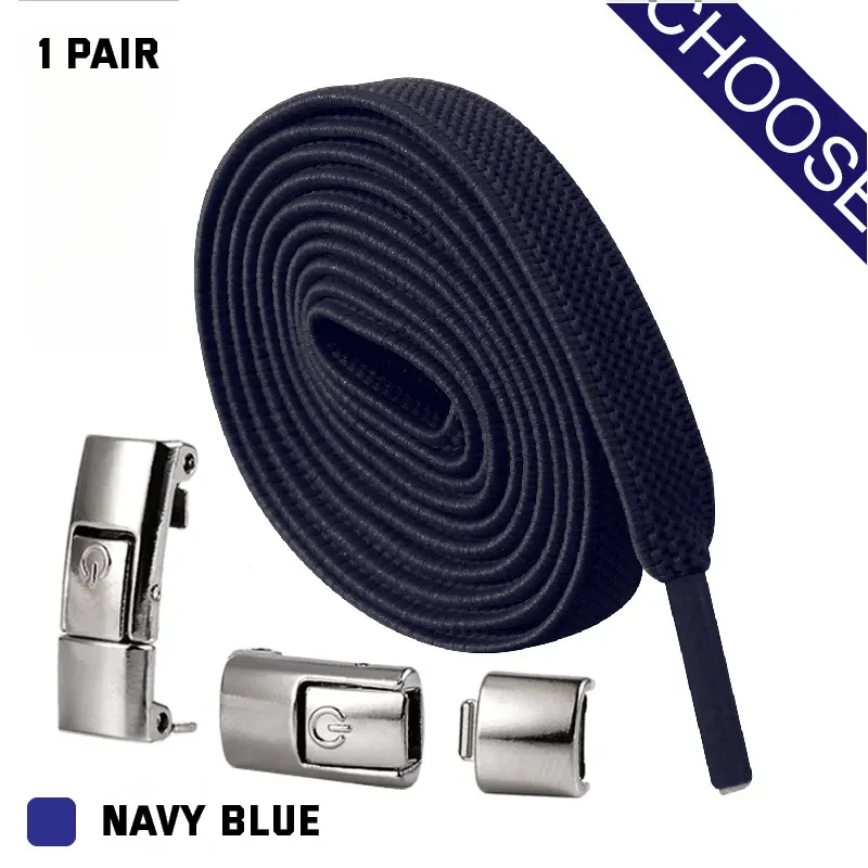 Press Lock Shoelaces Without Ties Elastic Laces