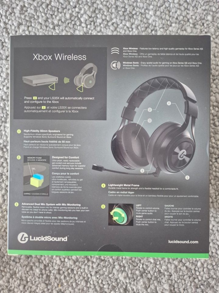 Lucid Sound LS35X Wireless headphones