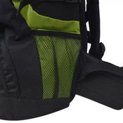 Vida XL Hiking Backpack XXL 75 L Black and Green