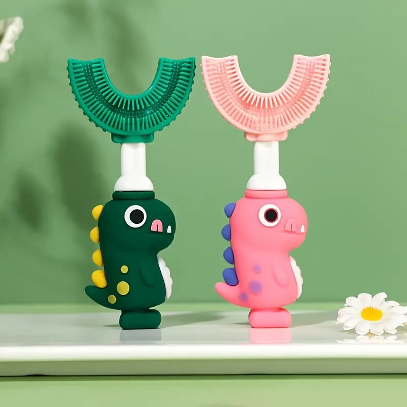 Soft Silicone U-Shaped Toothbrush for Youngsters