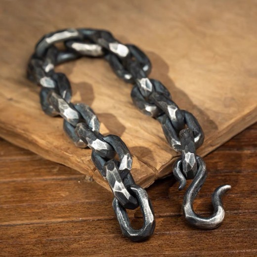 Domineering Men's Fashion Personality Curb Chain Thick Bracelet