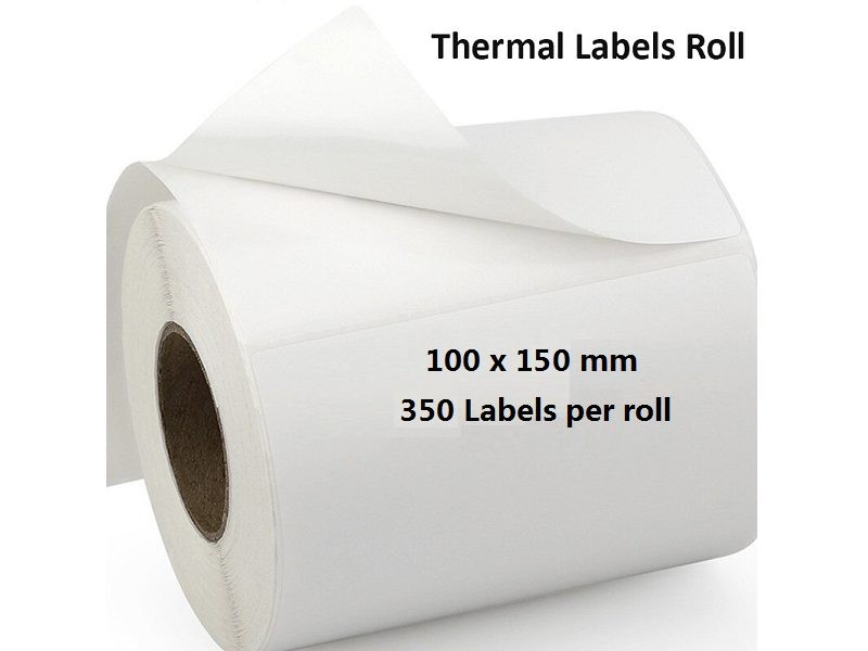 1*Rolls Premium 100x150mm Direct-thermal labels 350pcs/roll Courier Labels