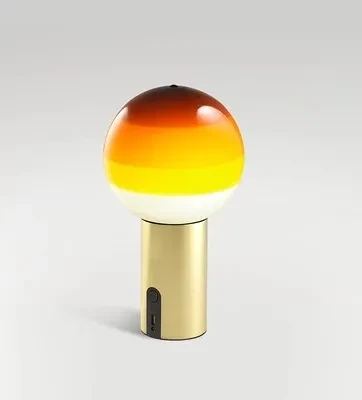 Personalized Simple Planet Color Glass Lamp