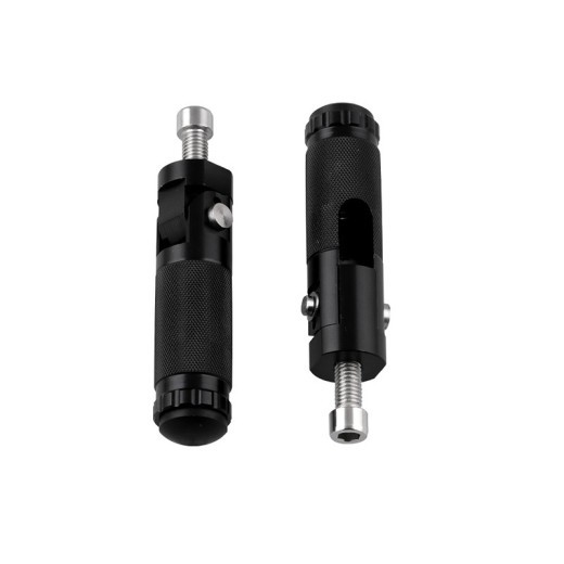 Motorcycle Pedal Pedal Aluminum Alloy Round Folding Pedal Motorcycle Modification Parts