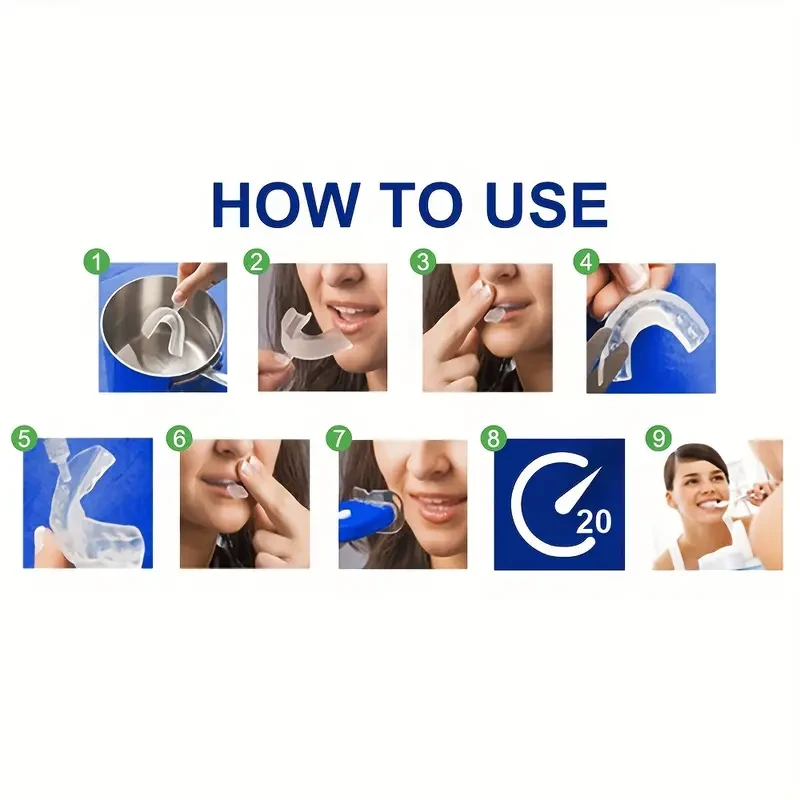 Teeth Whitening Set with Ten Gels