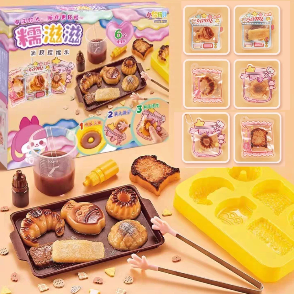 DIY Mini Handmade Food Play Educational Toys for Children to Make Food