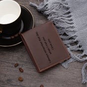 Custom Photo Engraved Bifold Wallet