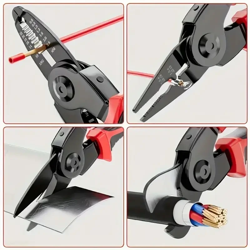 1set Of Five-in-one Multi Pliers Heads Set
