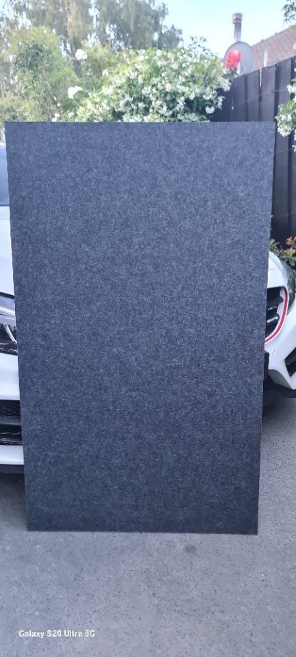 Acoustic wall panel board/sound deadening 726x1221x12mm